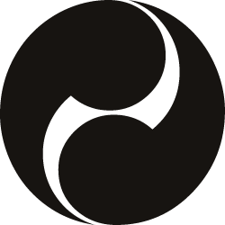 Japanese Kamon Clip Art - A comma-shaped crest (tomoe-2) 1