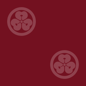 Japanese Kamon Wallpaper - A wood sorrel (katabami-4) Pattern #1