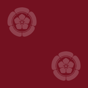 Japanese Kamon Wallpaper - Bellflower (kikyo-5) Pattern #1