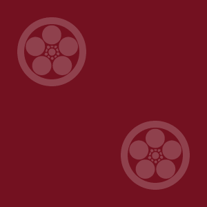 Japanese Kamon Wallpaper - An Ume (umebachi-1) Pattern #1