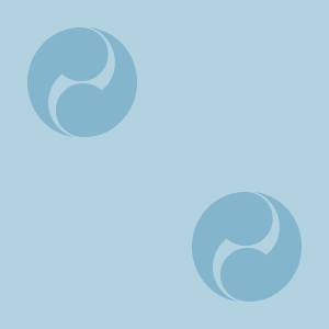 Japanese Kamon Wallpaper - A comma-shaped crest (tomoe-2) Pattern #10