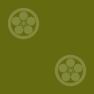 Japanese Kamon Wallpaper - An Ume (umebachi-1) Pattern #2