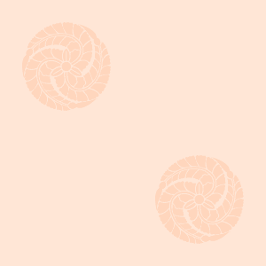 Japanese Kamon Wallpaper - A wisteria (fuji-2) Pattern #5