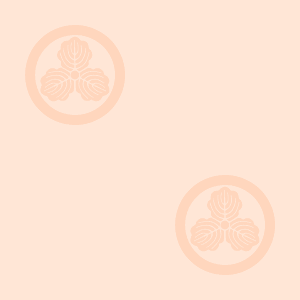 Japanese Kamon Wallpaper - An oak leaf (kashiwa-1) Pattern #5
