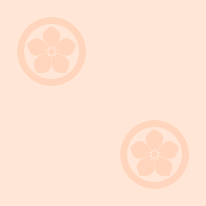 Japanese Kamon Wallpaper - Bellflower (kikyo-2) Pattern #5
