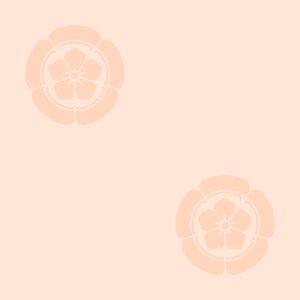 Japanese Kamon Wallpaper - Bellflower (kikyo-5) Pattern #5