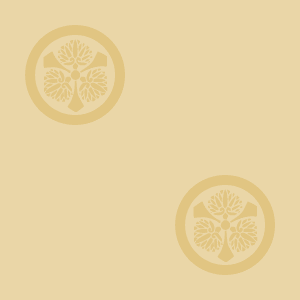 Japanese Kamon Wallpaper - A hollyhock (aoi-3) Pattern #6