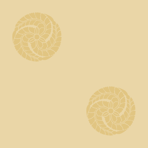 Japanese Kamon Wallpaper - A wisteria (fuji-2) Pattern #6