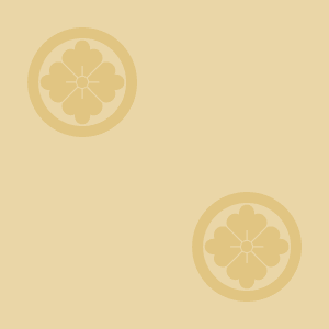 Japanese Kamon Wallpaper - A diamond-shaped flower (hanabishi-1) Pattern #6