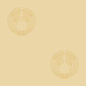 Japanese Kamon Wallpaper - An ear of rice (ine-1) Pattern #6