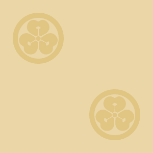 Japanese Kamon Wallpaper - A wood sorrel (katabami-4) Pattern #6