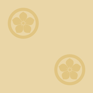 Japanese Kamon Wallpaper - Bellflower (kikyo-2) Pattern #6