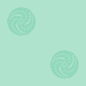 Japanese Kamon Wallpaper - A wisteria (fuji-2) Pattern #7