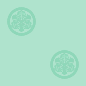 Japanese Kamon Wallpaper - An oak leaf (kashiwa-2) Pattern #7