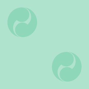 Japanese Kamon Wallpaper - A comma-shaped crest (tomoe-2) Pattern #7