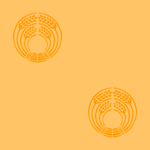 Japanese Kamon Wallpaper - An ear of rice (ine-1) Pattern #9