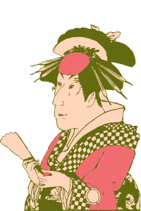 Japanese Ukiyo-e Clip Art - Sharaku02-5