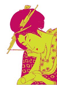 Japanese Ukiyo-e Clip Art - Utamaro01-3