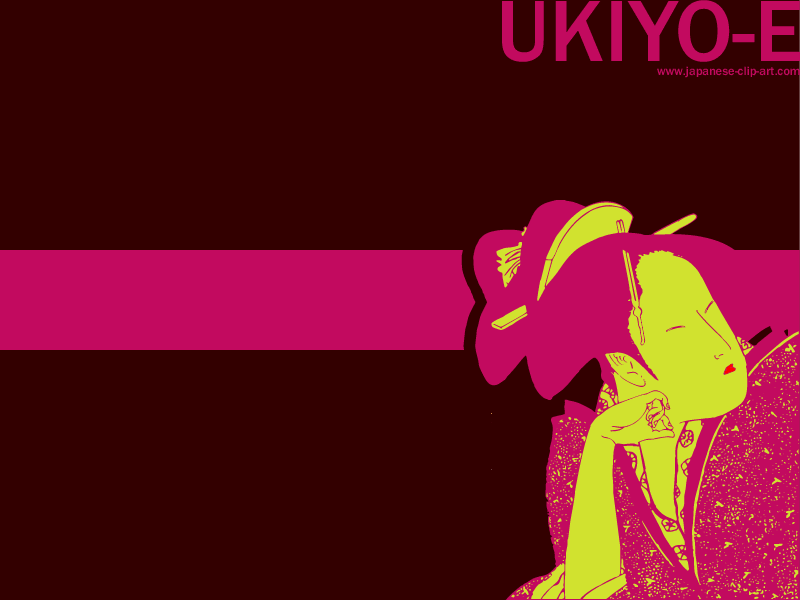 Japanese Ukiyo-e Desktop Wallpaper - Utamaro02-3